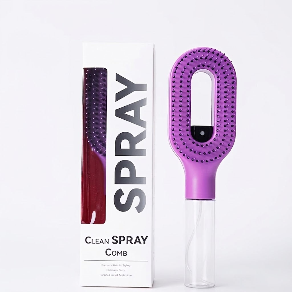 Evoria™ Mist & Detangle Hair Comb 🪮